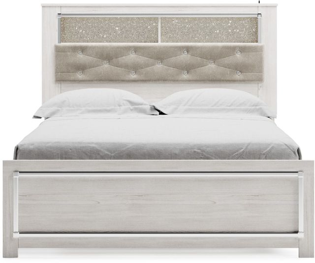 Signature Design by Ashley® Altyra White King Panel Bookcase Bed-1