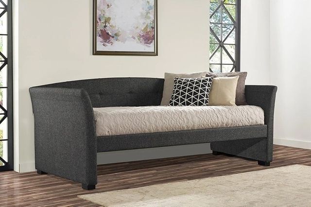 Hillsdale Furniture Morgan Onyx Linen Twin Youth Daybed with Trundle-1