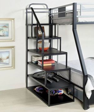 Furniture of America® Clifton Black Storage Ladder