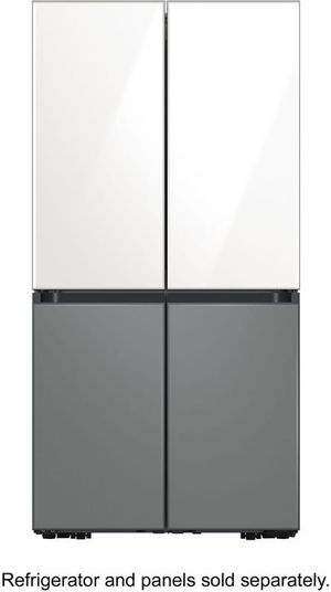 Samsung Bespoke 36 In. 22.8 Cu. Ft. White Glass French Door