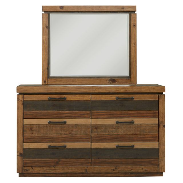 Westover Hills Brown King Bed, Dresser and Mirror-2