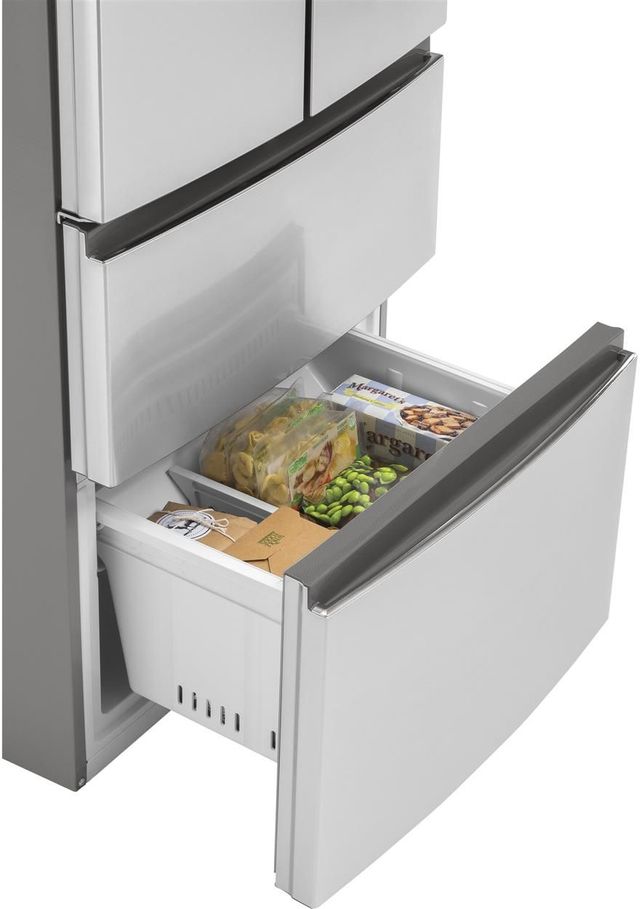 Haier 15.0 Cu. Ft. Stainless Steel French Door Refrigerator 5