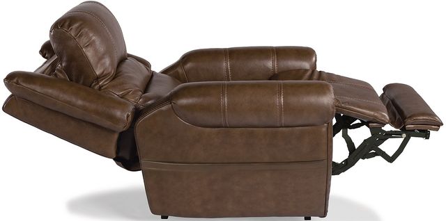 Flexsteel® Oscar Brown Power Lift Recliner With Right-Hand Control And Power Headrest-2