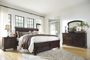 Millennium® by Ashley® Porter 4-Piece Rustic Brown Queen Bedroom Set