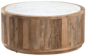 Crestview Collection Santorini Brown Cocktail Table