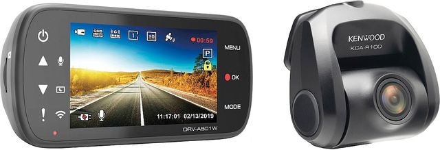 Kenwood DRV-A501WDP HD Front & Rear Camera Package 3