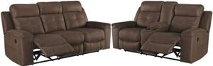 Signature Design by Ashley® Jesolo 2-Piece Coffee Living Room Set with Reclining Sofa