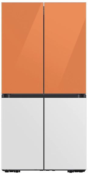 Samsung Bespoke Flex™ 18" White Glass French Door Refrigerator Top Panel 16