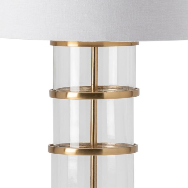Crestview Collection Benning Gold Cylinder Table Lamp-2