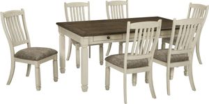 Signature Design by Ashley® Bolanburg 5pc Two-Tone Dining Set with 2 FREE Side Chairs P92333828