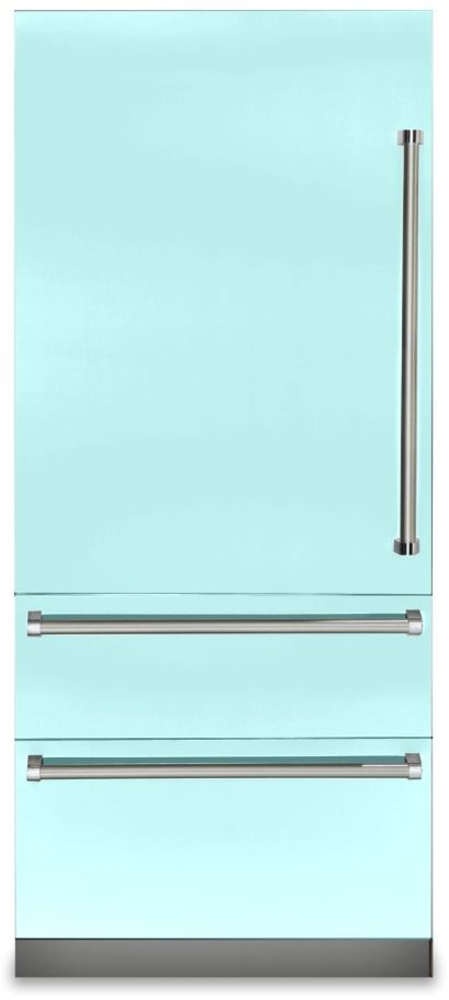 Viking® 7 Series 20.0 Cu. Ft. Bywater Blue Built In Bottom Freezer Refrigerator