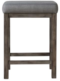 Liberty Furniture Hayden Way Gray Upholstered Console Stool