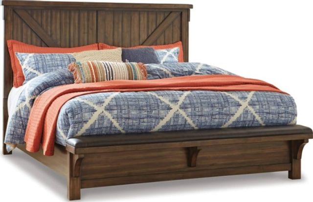 Signature Design by Ashley® Lakeleigh 4-Piece Brown Queen Panel Bed Set-1