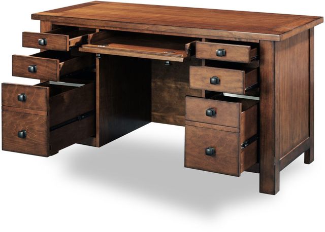 homestyles® Tahoe Brown Pedestal Desk-1