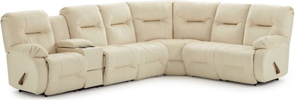 Best Home Furnishings® Brinley 7-Piece Leather Power Reclining Sectional