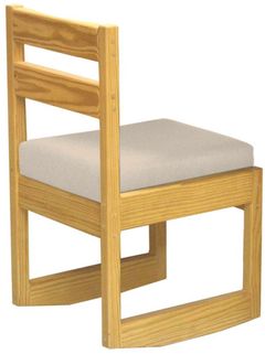 Crate Designs™ Furniture 3-Position Armless Chair