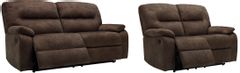 Benchcraft® Bolzano 2-Piece Coffee Living Room Set with Reclining Sofa