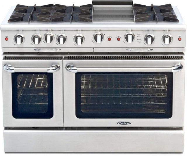 Capital Culinarian 48" Stainless Steel Free Standing Gas Range 0
