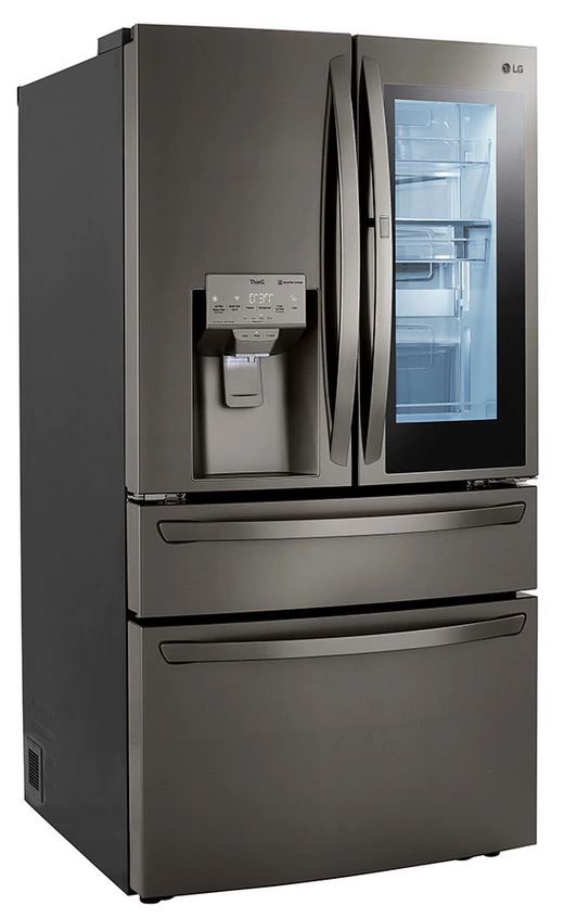 LG 29.5 Cu. Ft. PrintProof™ Black Stainless Steel French Door Refrigerator-3