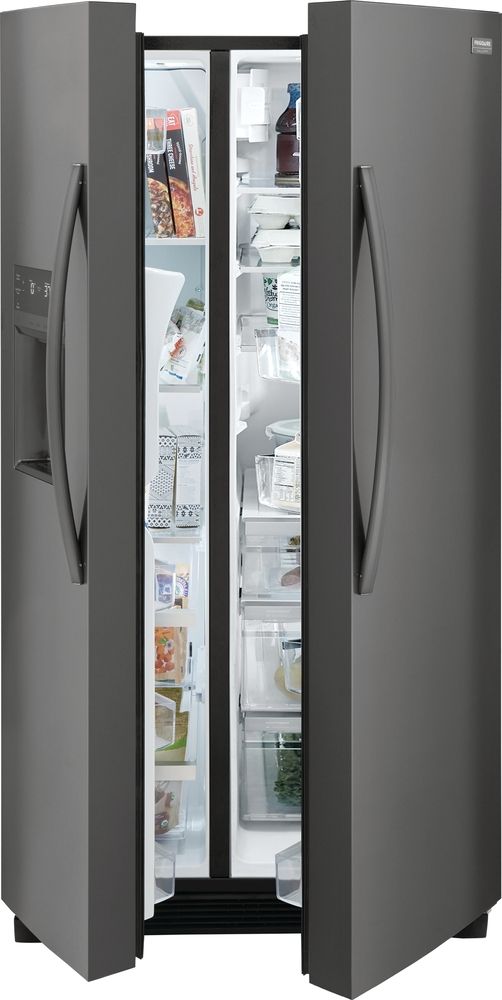 Frigidaire Gallery® 25.6 Cu. Ft. Black Stainless Steel Side-by