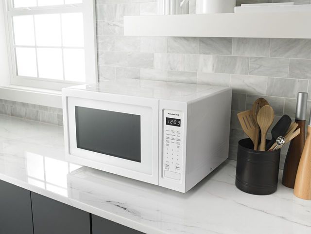 KitchenAid® 1.6 Cu. Ft. White Countertop Microwave Oven 6