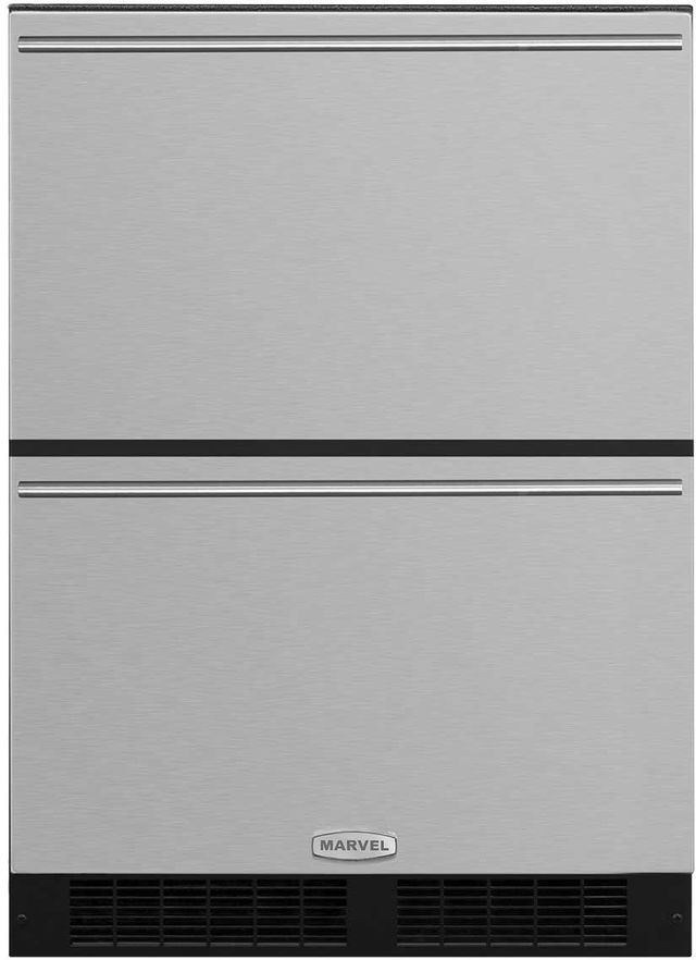 Marvel 5.0 Cu. Ft. Stainless Steel Refrigerator Drawers-0