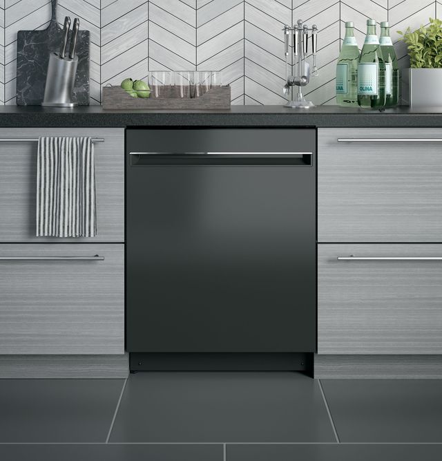 GE® 24" Black on Black Built-In Dishwasher 4