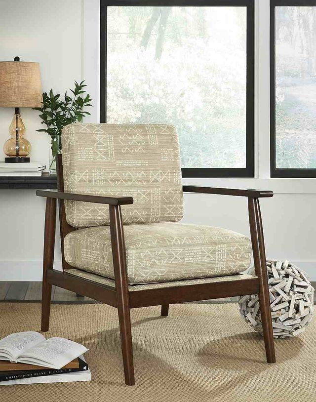 Signature Design by Ashley® Bevyn Beige Accent Chair 9