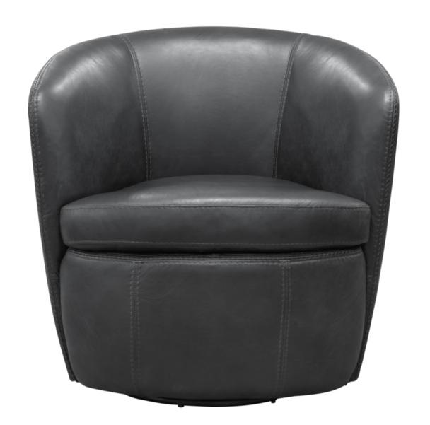 Vintage Swivel Chair (Grey)-0