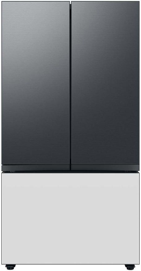 Samsung Bespoke 18" Matte Black Steel French Door Refrigerator Top Panel 1