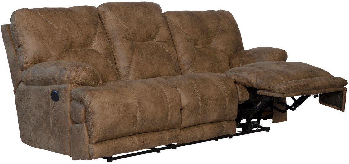 Catnapper Voyager Brandy Lay Flat Reclining Sofa Van s Home Center