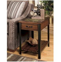Null Furniture 3013 Rectangular Slate Top End Table