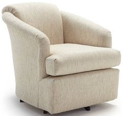 Best™ Home Furnishings Cass Tan Swivel Barrel Chair