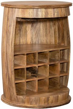 Liberty Furniture Durango Weathered Honey Bar & Wine Cabinets