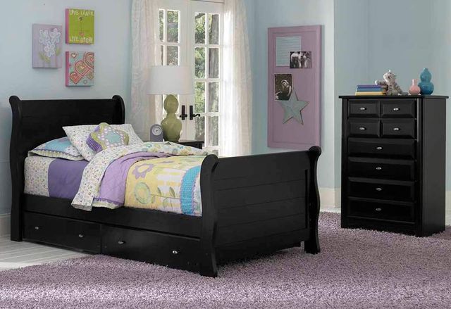 Trendwood Inc. Twin Youth Sleigh Bed Frame 1