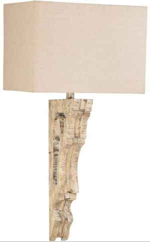 Crestview Collection Corbal Beige Wall Sconce