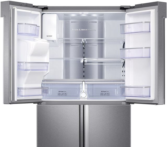 Samsung 22 Cu. Ft. Counter Depth 4-Door Flex™ Refrigerator-Fingerprint Resistant Stainless Steel 25