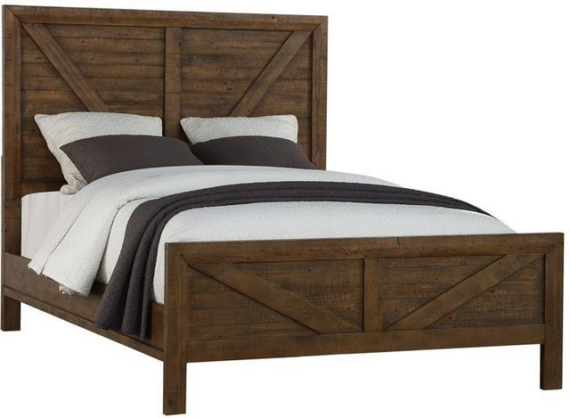 Emerald Home® Pine Valley Caramel Brown Panel Queen Bed