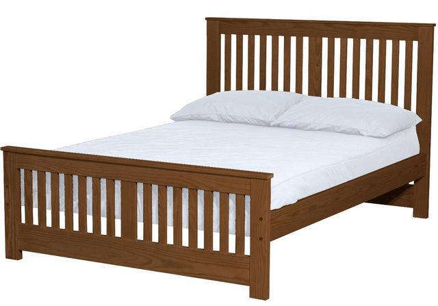 Crate Designs™ Furniture Brindle Full Extra-Long Youth Shaker Bed