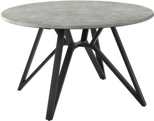 Coaster® Concrete/Gunmetal 50" Round Dining Table