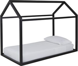 Signature Design by Ashley® Flannibrook Black Twin House Bed Frame