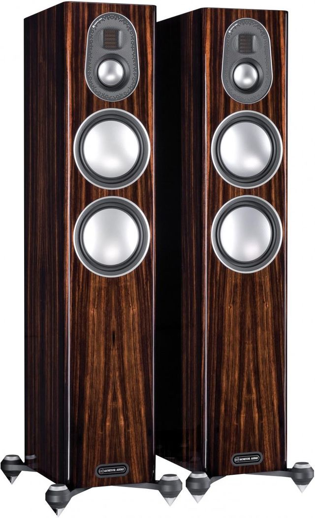 Monitor Audio Gold 200 Pair of Piano Ebony Floorstanding Speakers 0