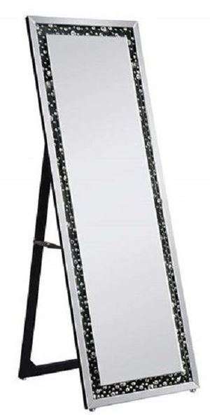 ACME Furniture Noor Silver Floor Accent Mirror