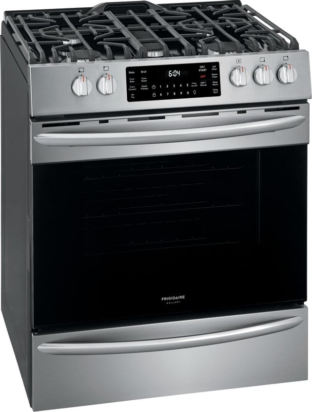Frigidaire Gallery® 30" Stainless Steel Freestanding Gas Range with Air Fry 6