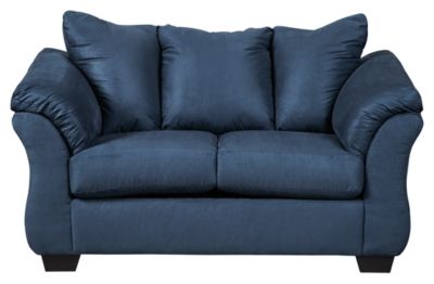 Signature Design by Ashley® Darcy 3-Piece Blue Living Room Set with Reclining Sofa-3