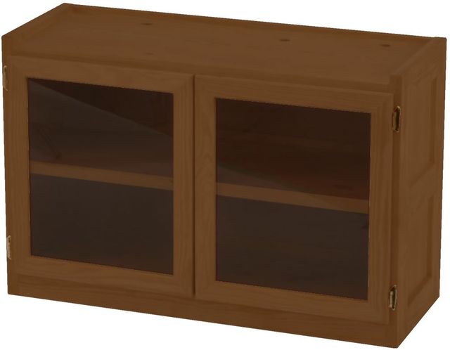 Crate Designs™ Furniture Brindle Bookcase/TV Stand with Glass Doors