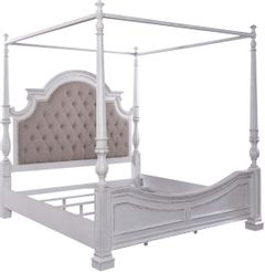 Liberty Furniture Magnolia Manor Antique White King Canopy Bed