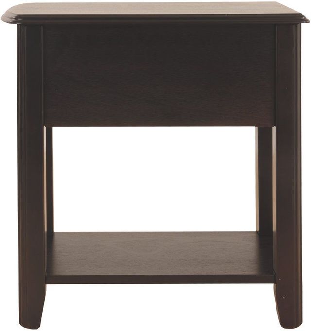 Signature Design by Ashley® Breegin Almost Black Chair Side End Table 23