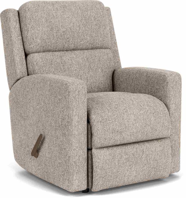 Flexsteel® Chip Silver Overcast Rocking Recliner | Fischer Furniture ...