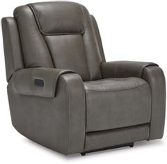 Signature Design by Ashley® Card Player Smoke Power Recliner